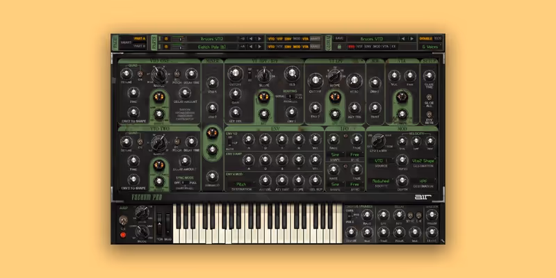 Interface of Vacuum Pro by AIR Music Technology