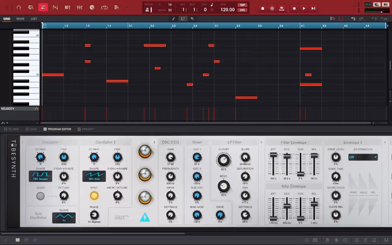 Interface of MPC 2 by AKAI