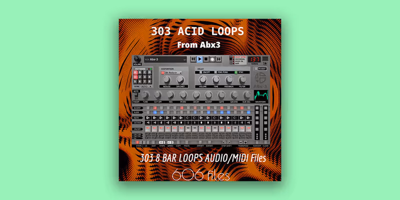 Interface of 303 Acid Loops Vol. 1 by Audio Blast
