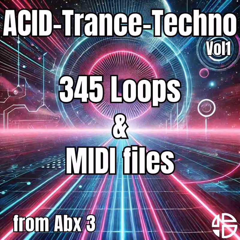 Interface of Acid Trance Techno Loops Vol. 1 by Audio Blast