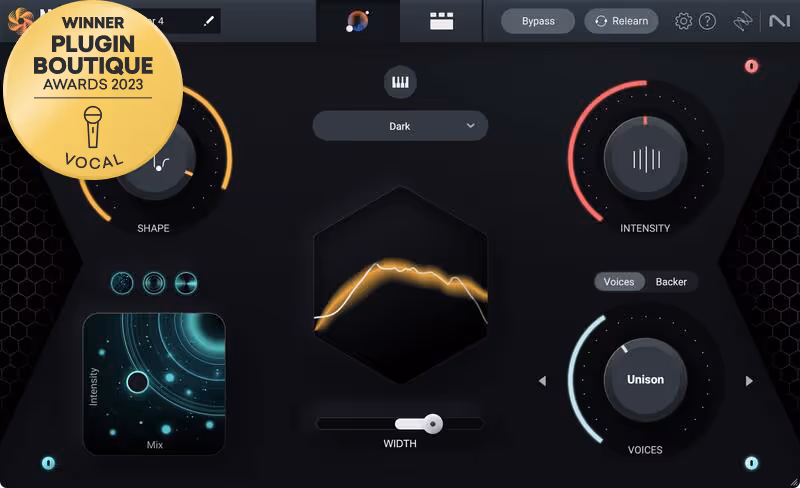 Interface of Nectar 4 Advanced by iZotope