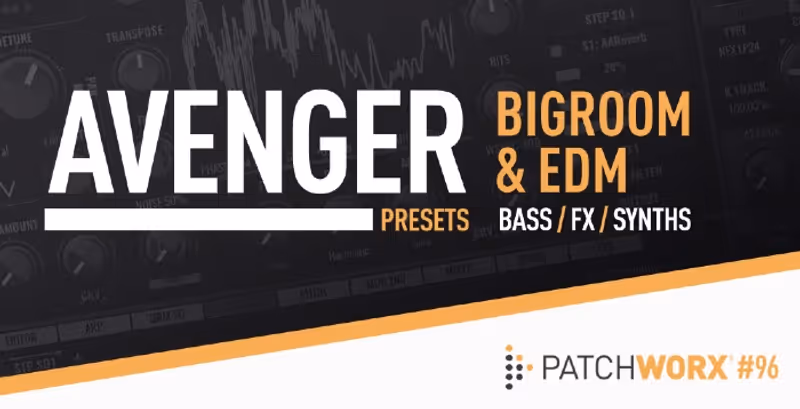 Interface of Bigroom & EDM Avenger Presets by Loopmasters