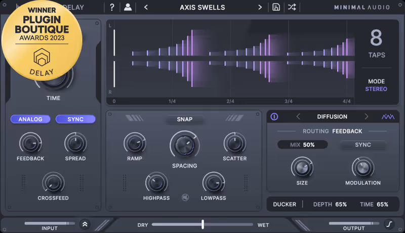 Interface of Cluster Delay by Minimal Audio