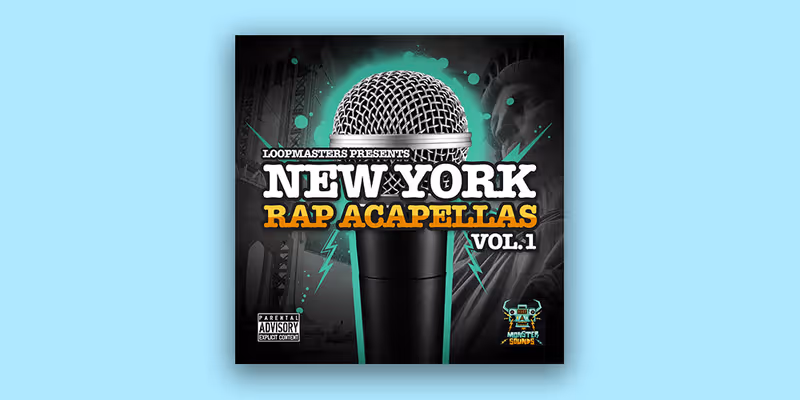 Interface of New York Rap Acapellas by Monster Sounds