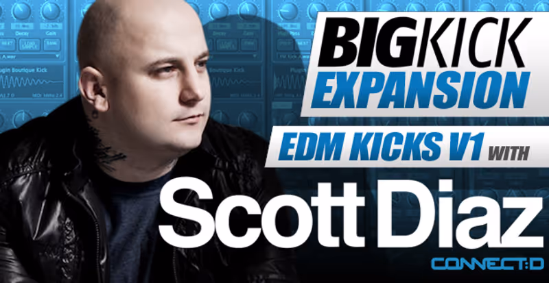 Interface of BigKick Expansion V15 - EDM V1 Kicks with Scott Diaz by Plugin Boutique