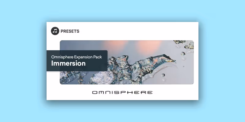 Interface of Omnisphere Expansion Pack: Immersion by Plugin Boutique Presets