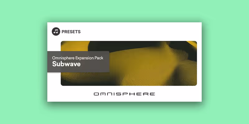 Interface of Omnisphere Expansion Pack: Subwave by Plugin Boutique Presets