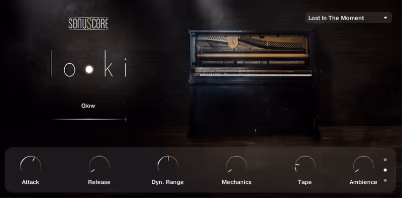 Interface of lo•ki - Felt Piano by Sonuscore